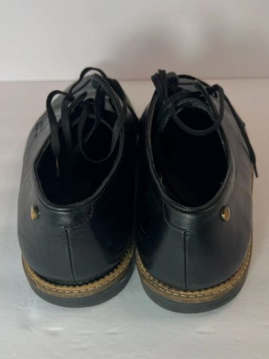Frank Wright Turpin MFW372 Mens Black Leather Lace Up Oxfords Shoes Size 13 main image 5